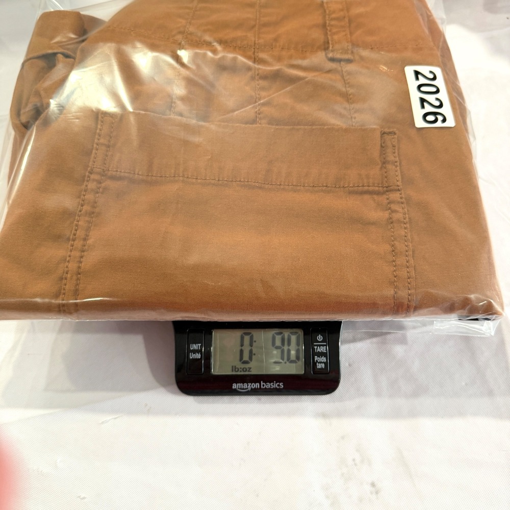 Anthropologie Megan Cargo Utility Shorts Brown High Rise Linen Blend Pockets 29 - Picture 14 of 14
